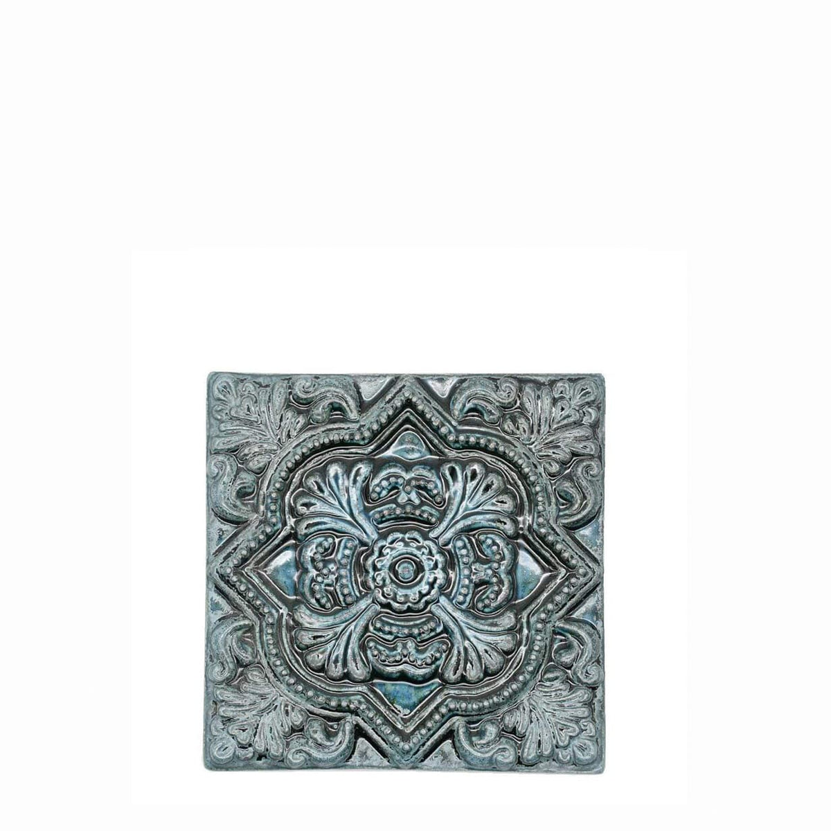 Azulejo du Portugal I Fabrication artisanale Azulejo Padrão à relief - 10x10cm