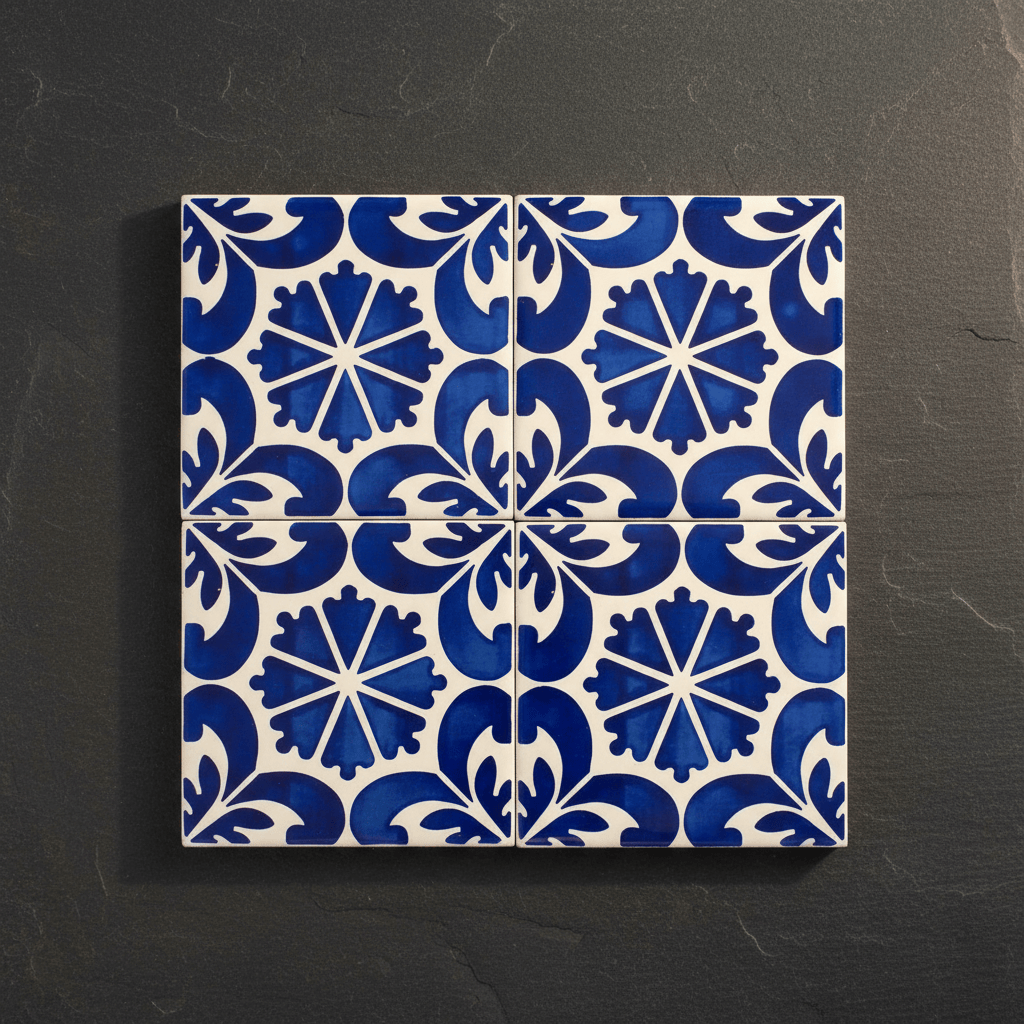 Azulejo Padrao I Azulejo portugais artisanal Azulejo Padrão 11x11cm