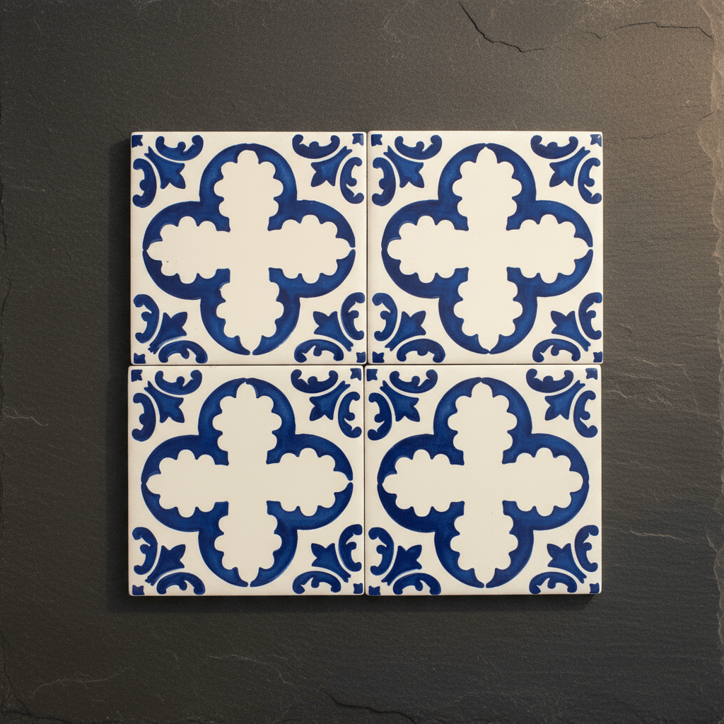 Azulejo Padrao I Azulejo portugais artisanal Azulejo Padrão 11x11cm