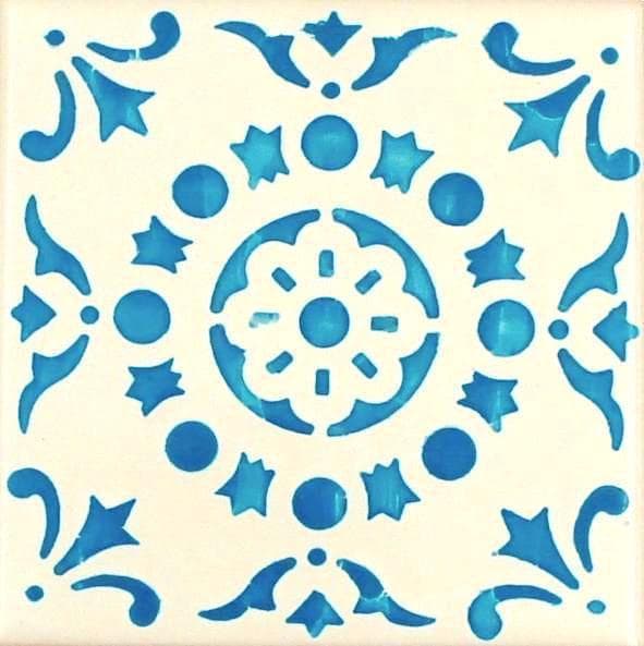 Azulejo Padrao I Azulejo portugais artisanal Dessous de verre Azulejo 11cm