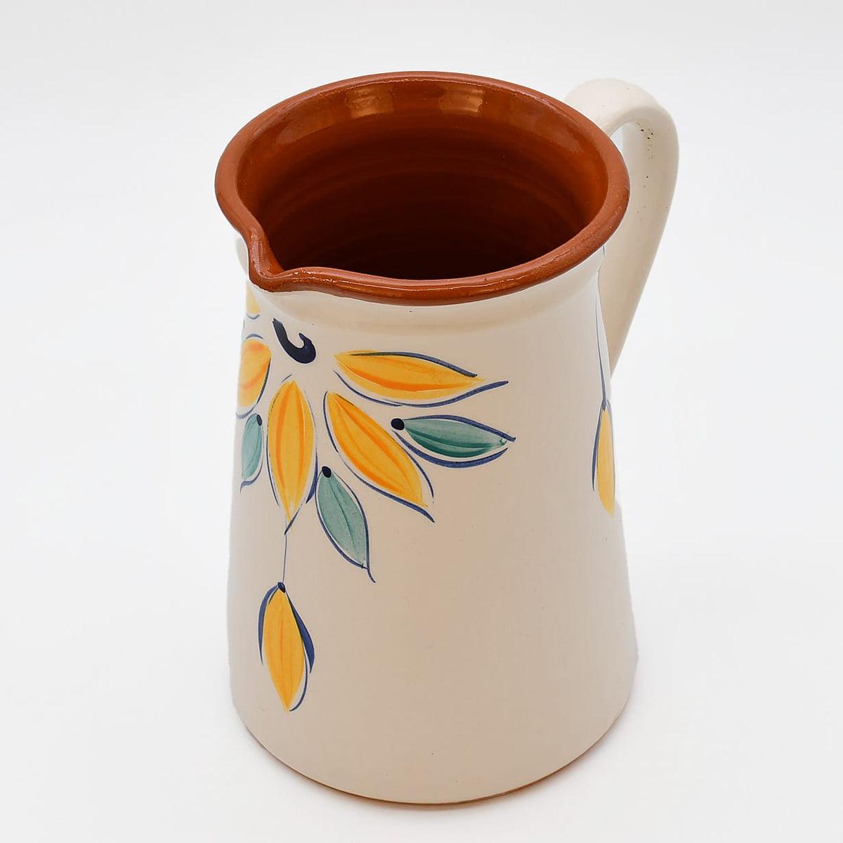 Carafe en terre cuite rouge Carafe en terre cuite - Jaune