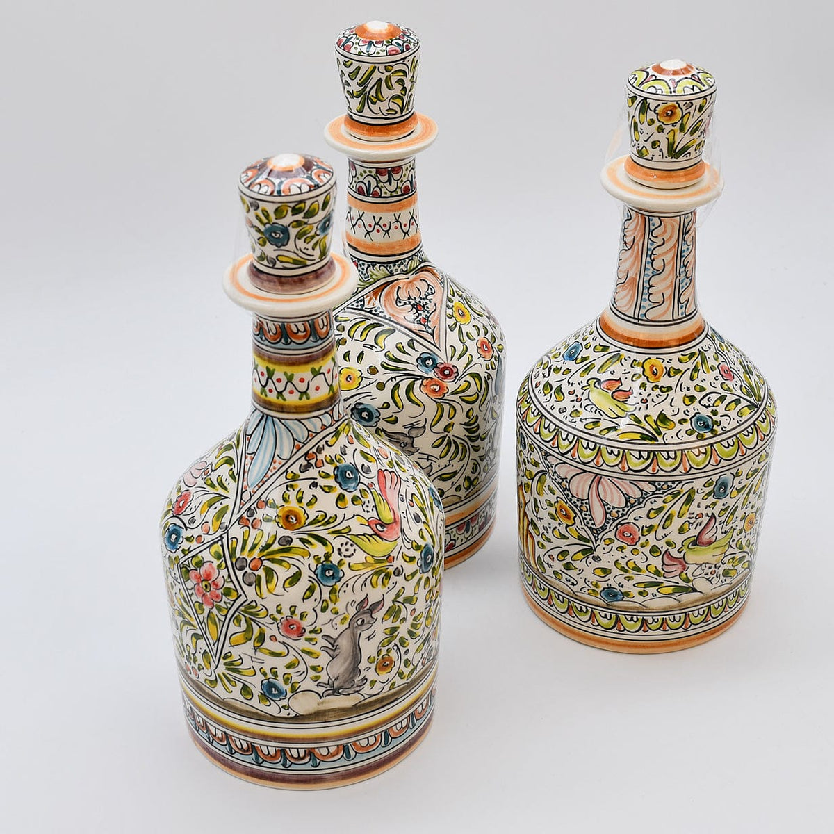Carafe multicolore en céramique de Coimbra Carafe en céramique de Coimbra