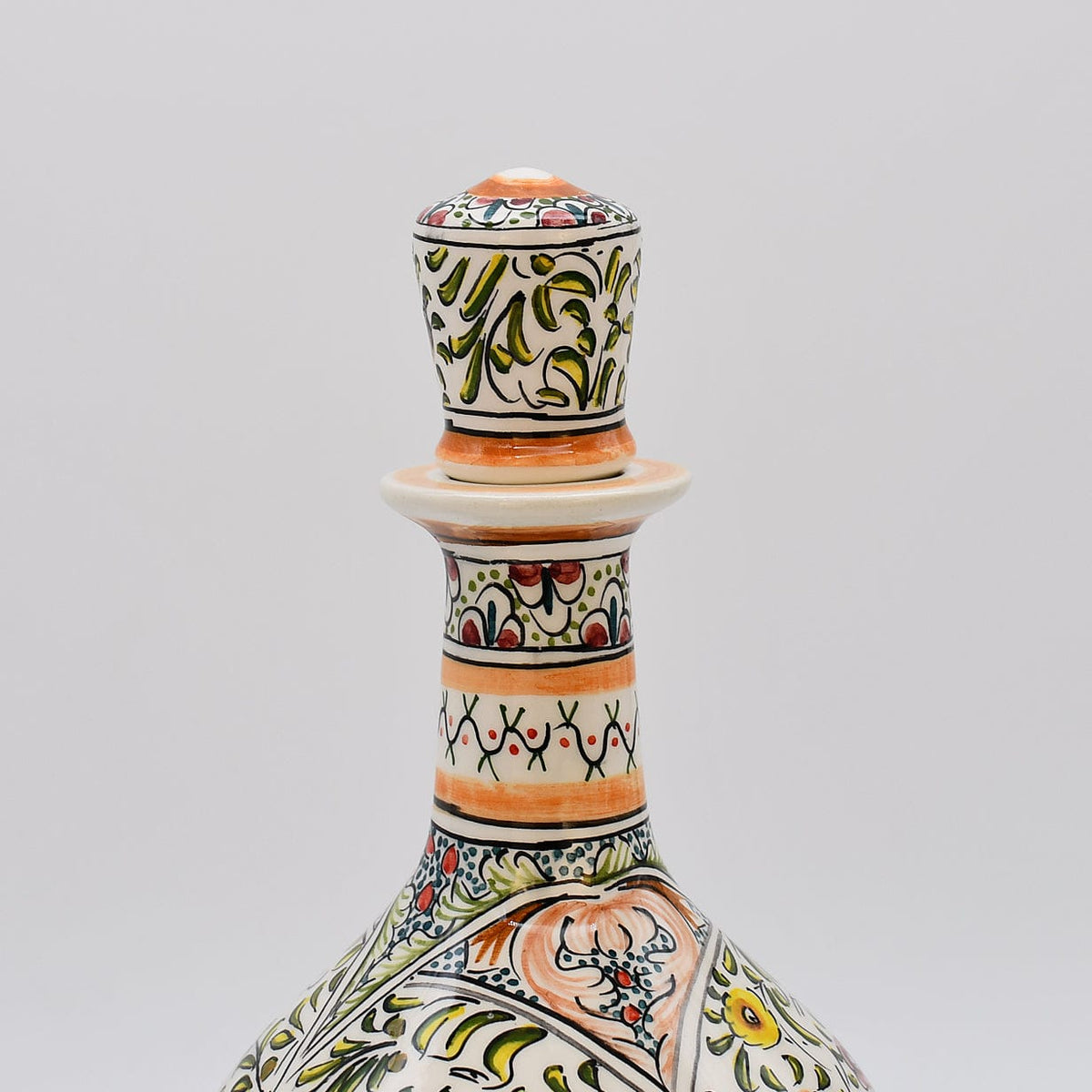 Carafe multicolore en céramique de Coimbra Carafe en céramique de Coimbra