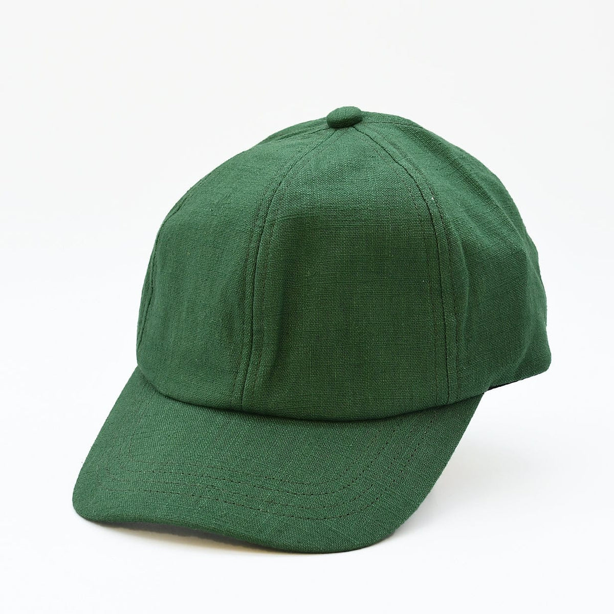 Casquette Gavroche en lin Bleu Denim Casquette en lin - Verte