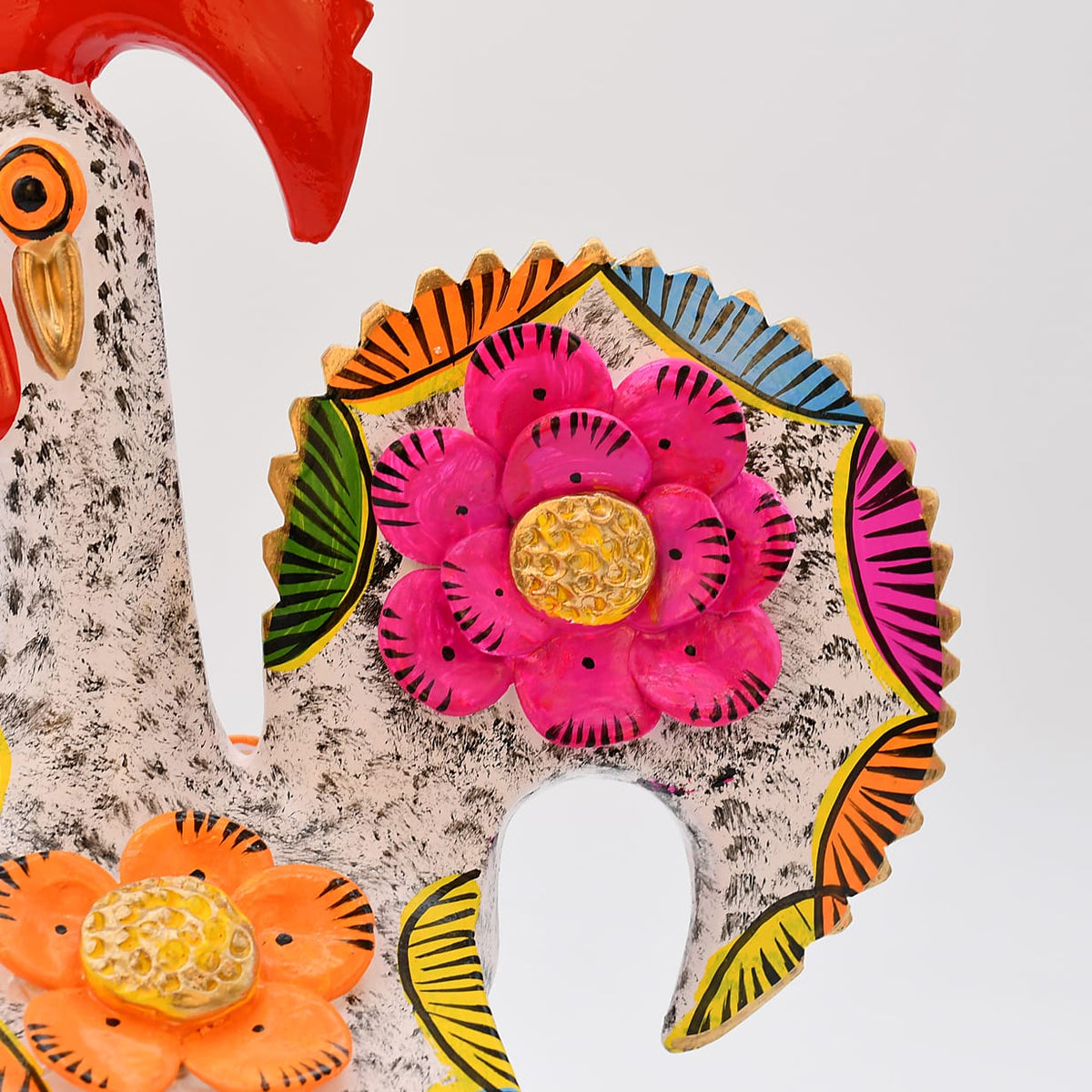 Coq de Barcelos blanc 25cm | Prazeres Côta Portugal Coq de Barcelos 25cm blanc - Prazeres Côta