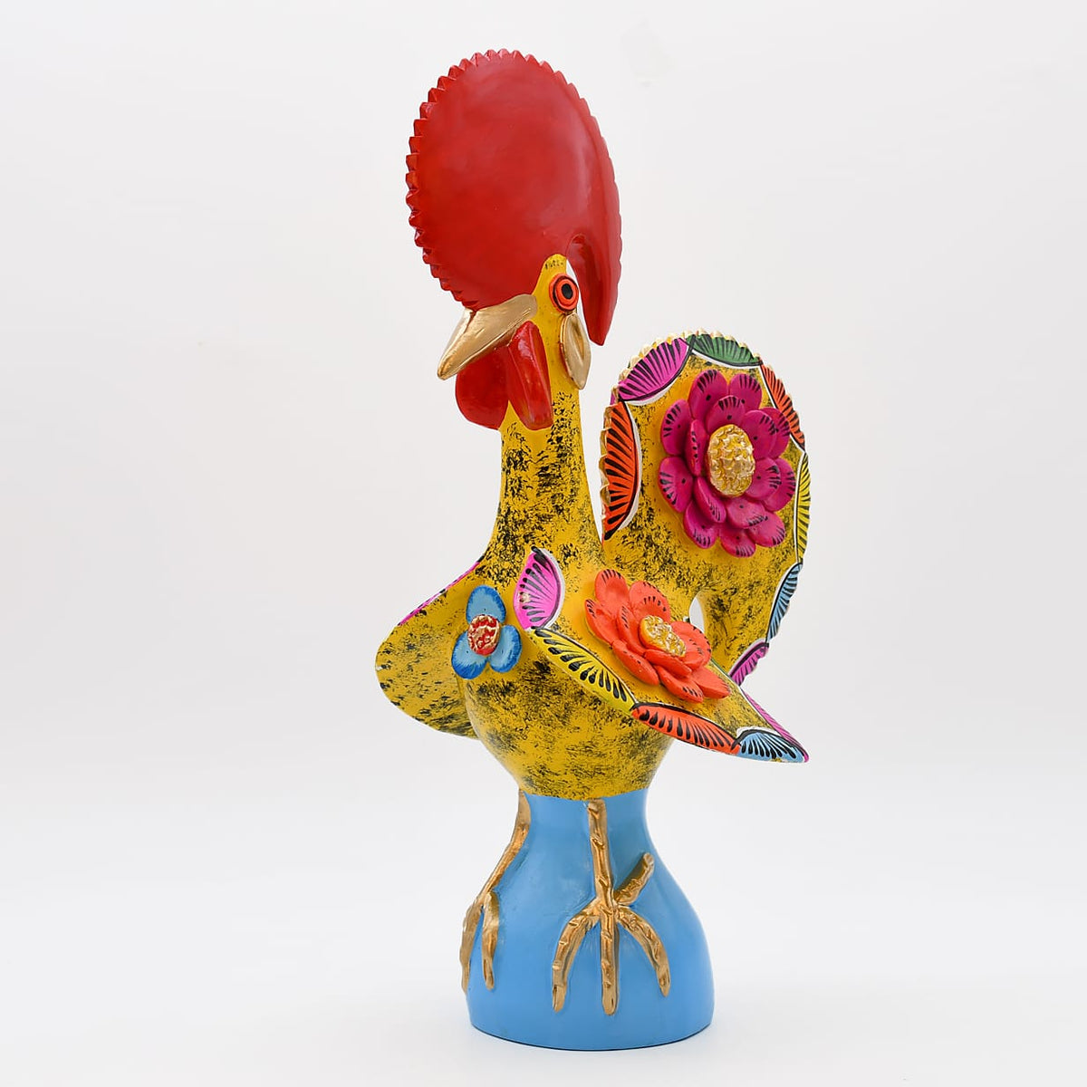 Coq de Barcelos jaune 40 cm | Prazeres Côta Portugal Coq de Barcelos 40cm jaune - Prazeres Côta