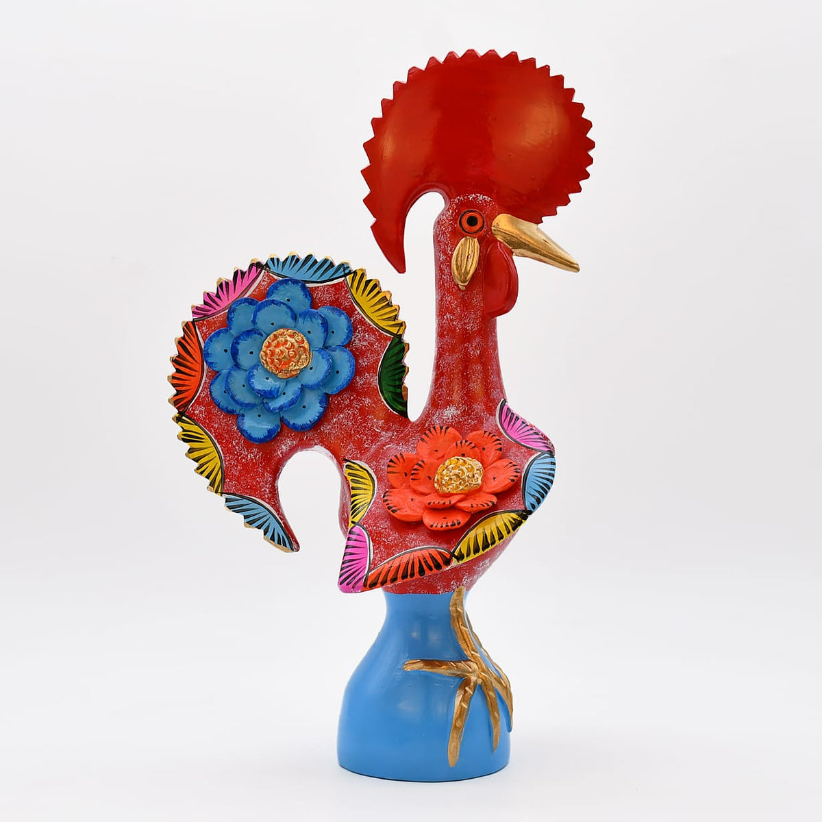 Coq de Barcelos rouge 40 cm | Prazeres Côta Portugal Coq de Barcelos 40cm rouge - Prazeres Côta