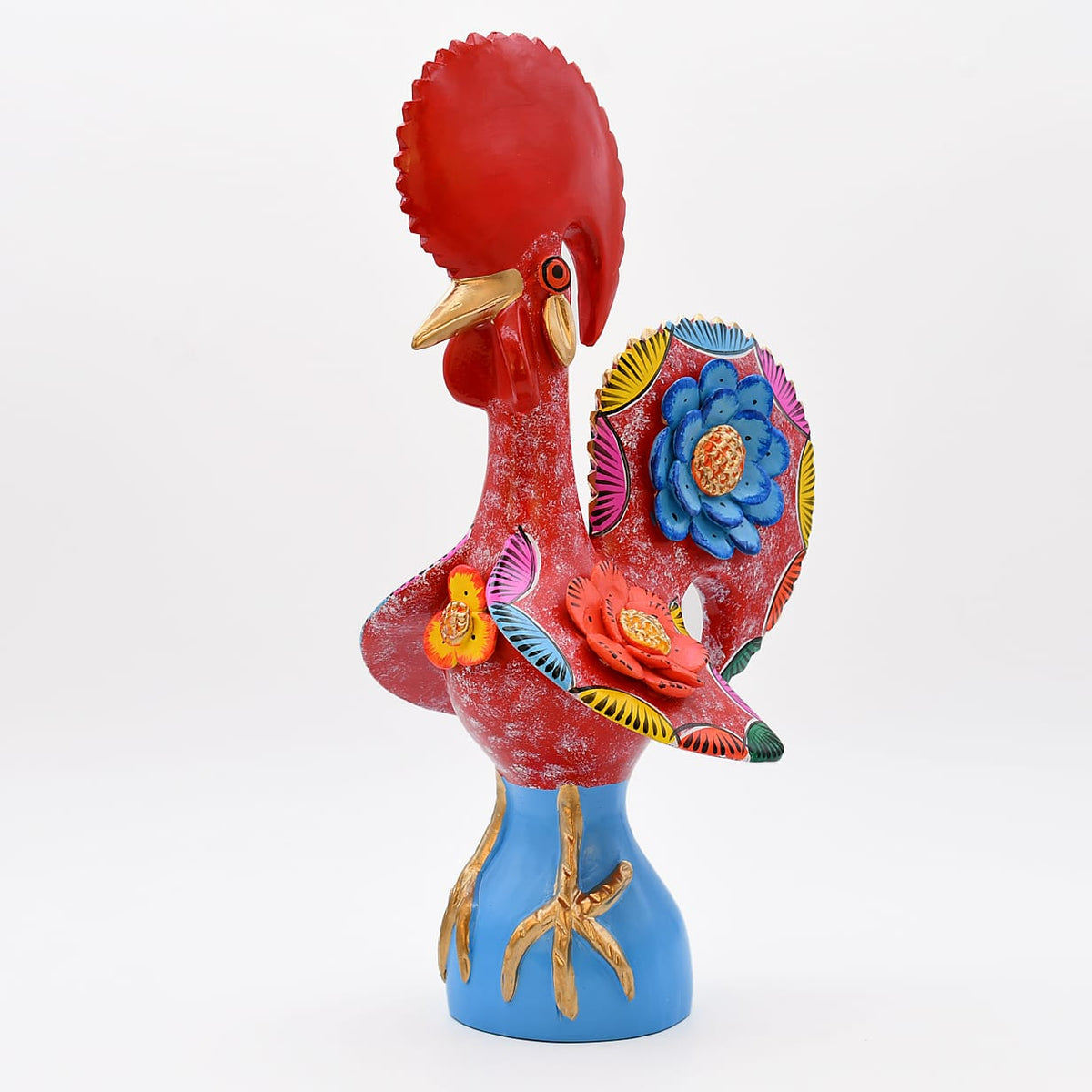 Coq de Barcelos rouge 40 cm | Prazeres Côta Portugal Coq de Barcelos 40cm rouge - Prazeres Côta