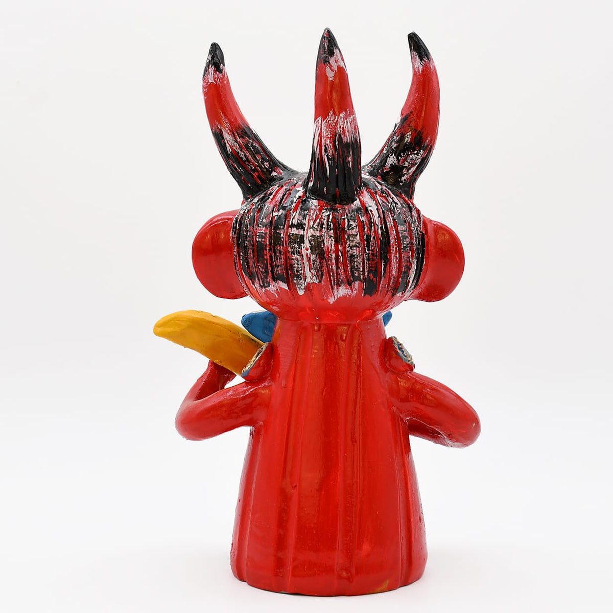 Diable à la guitare en terre cuite - Original de Prazeres Cota Diabo com guitarra 30cm - Prazeres Côta