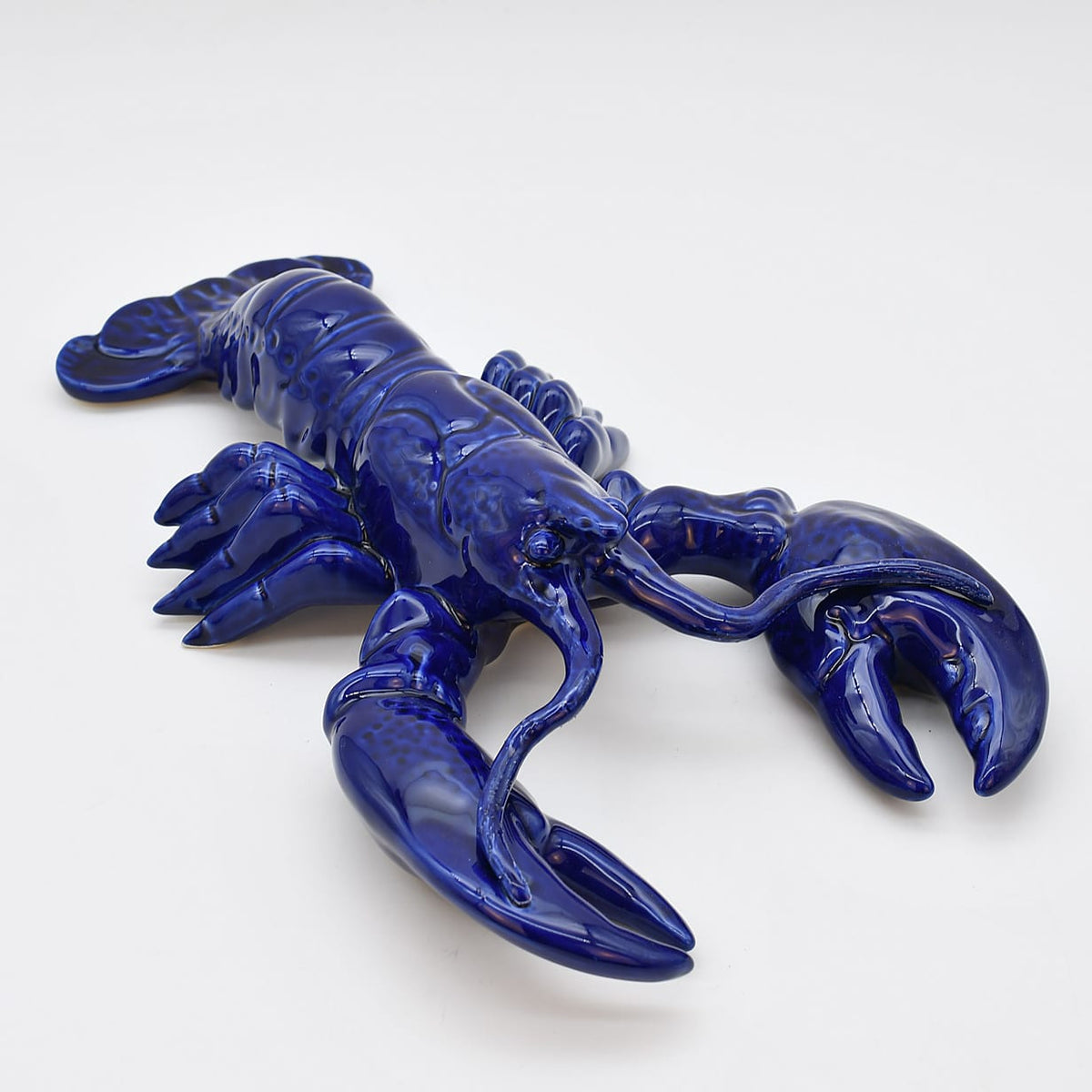 Homard en céramique bleue I Style Bordallo Pinheiro Homard en céramique - 38 cm