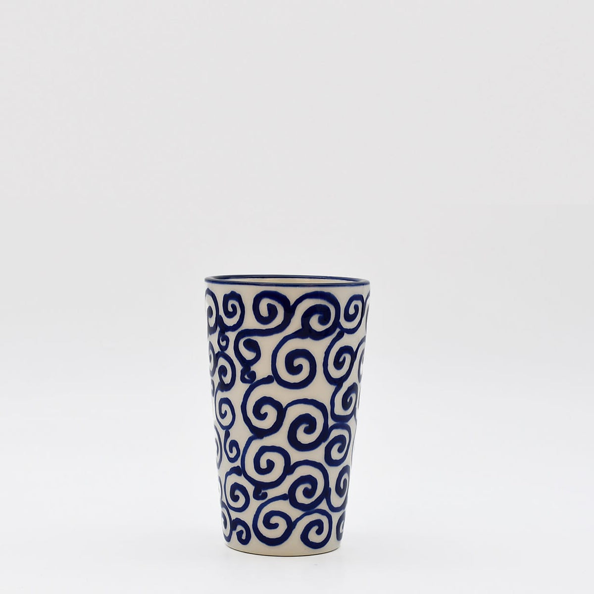 Mug Tourbillon bleu en céramique artisanale Mug “Redemoinho” - Bleu