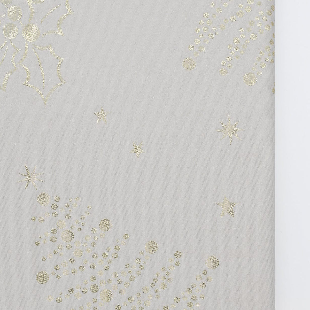 Nappe beige Festive Argentée – Élégance Portugaise & Entretien Facile Nappe en coton "Festas" - Beige