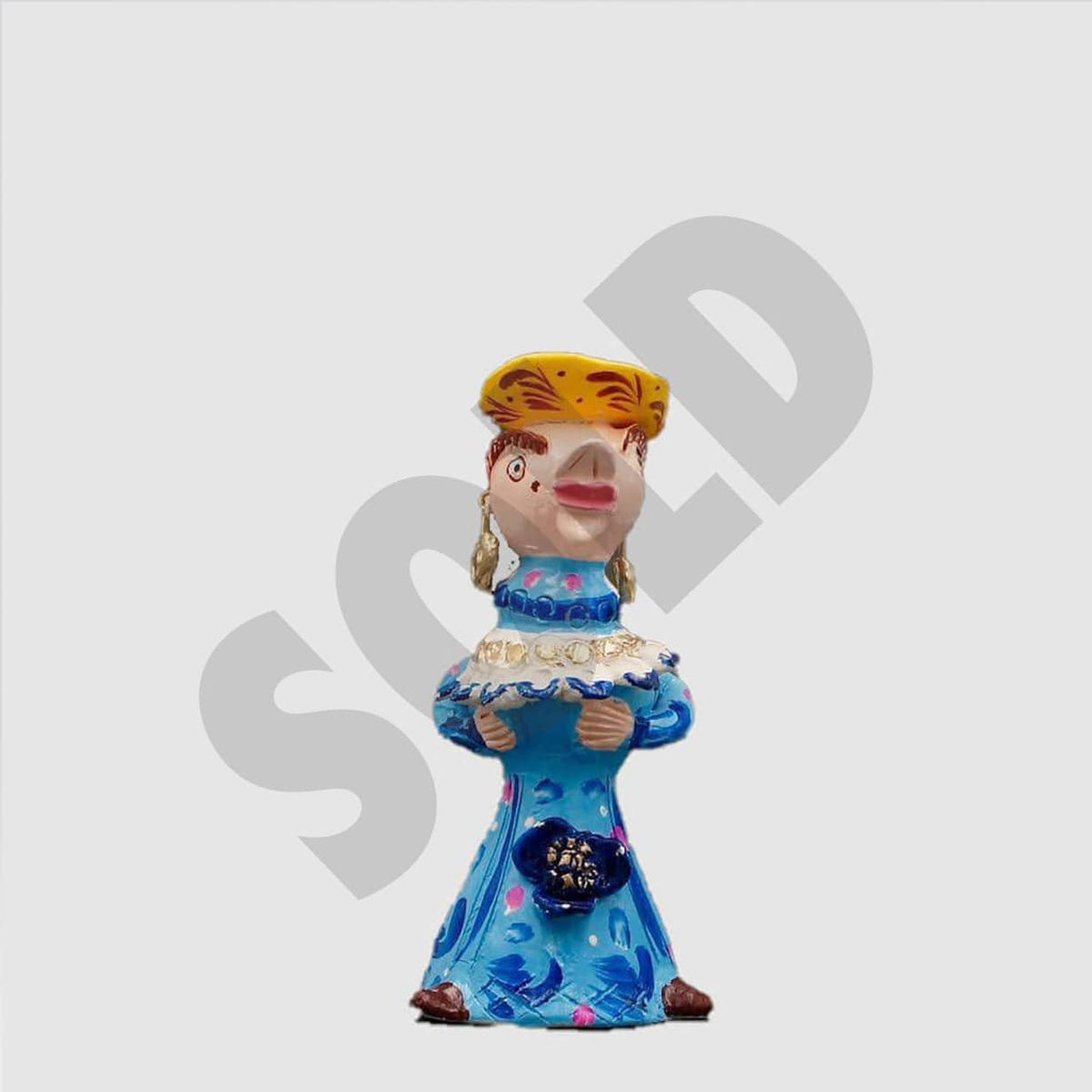 Petite Figurine portugaise en terre cuite Boneca Minhota 20 cm - Júlia Côta