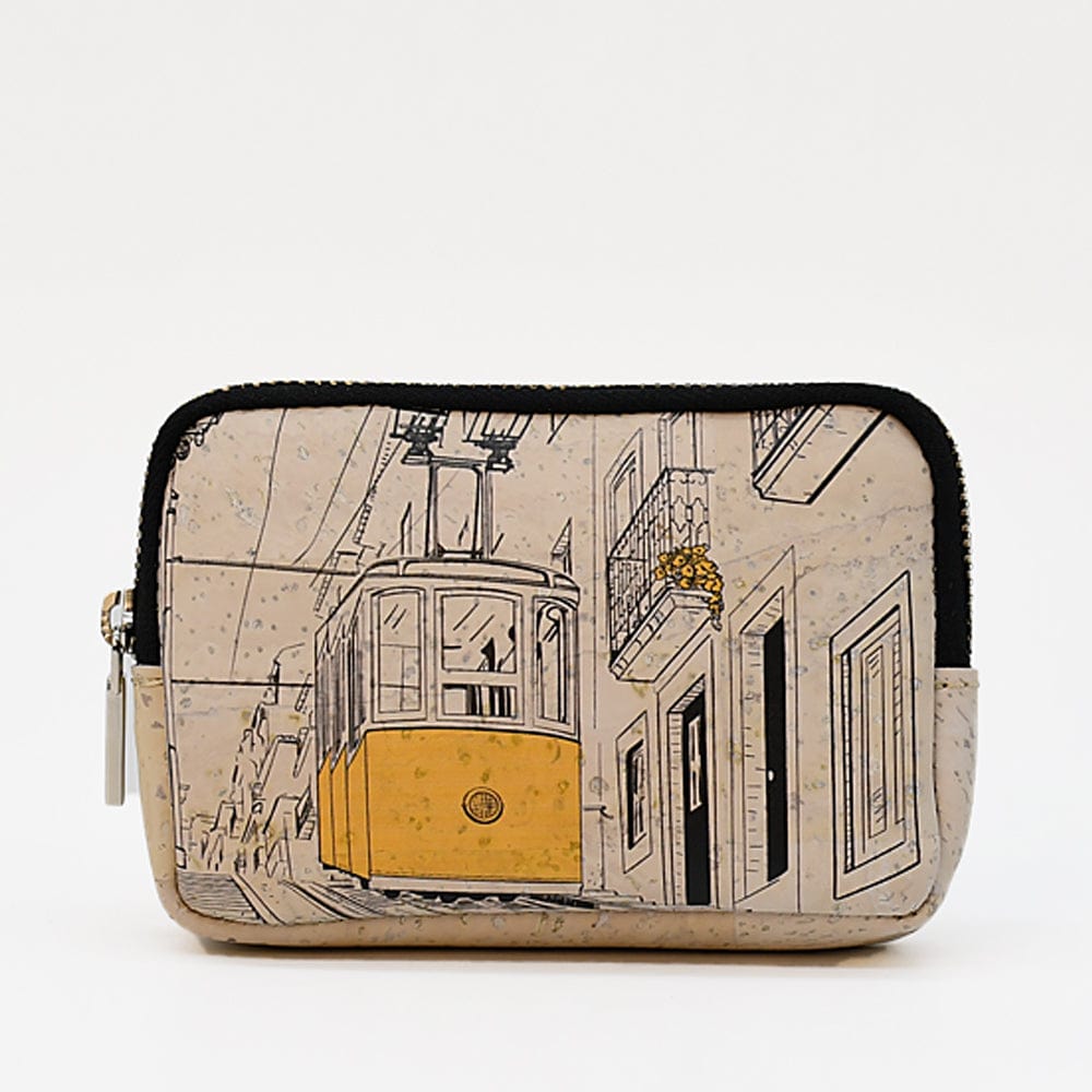 Sac panier en liège Doré et Rouge I Liège du Portugal Porte-monnaie en liège