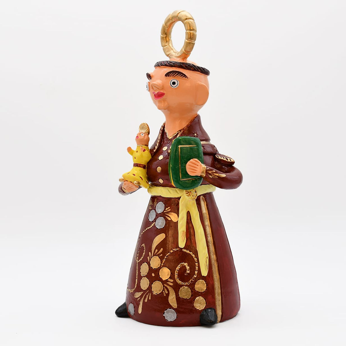 Saint antoine en terre cuite Prazeres Cota São Antonio 40cm - Prazeres Côta