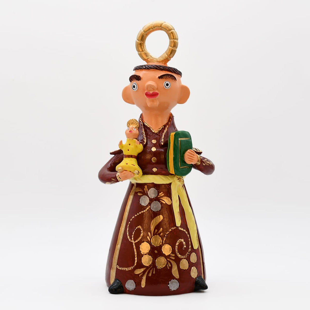 Saint antoine en terre cuite Prazeres Cota São Antonio 40cm - Prazeres Côta
