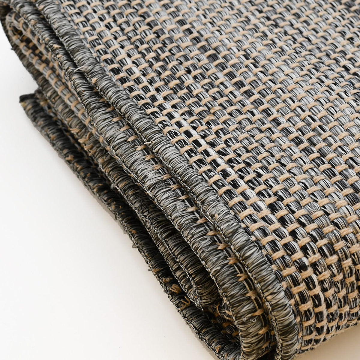 Tapis gris en fibres mélangées I Fabrication artisanale portugaise Tapis en fibres mélangées - Gris