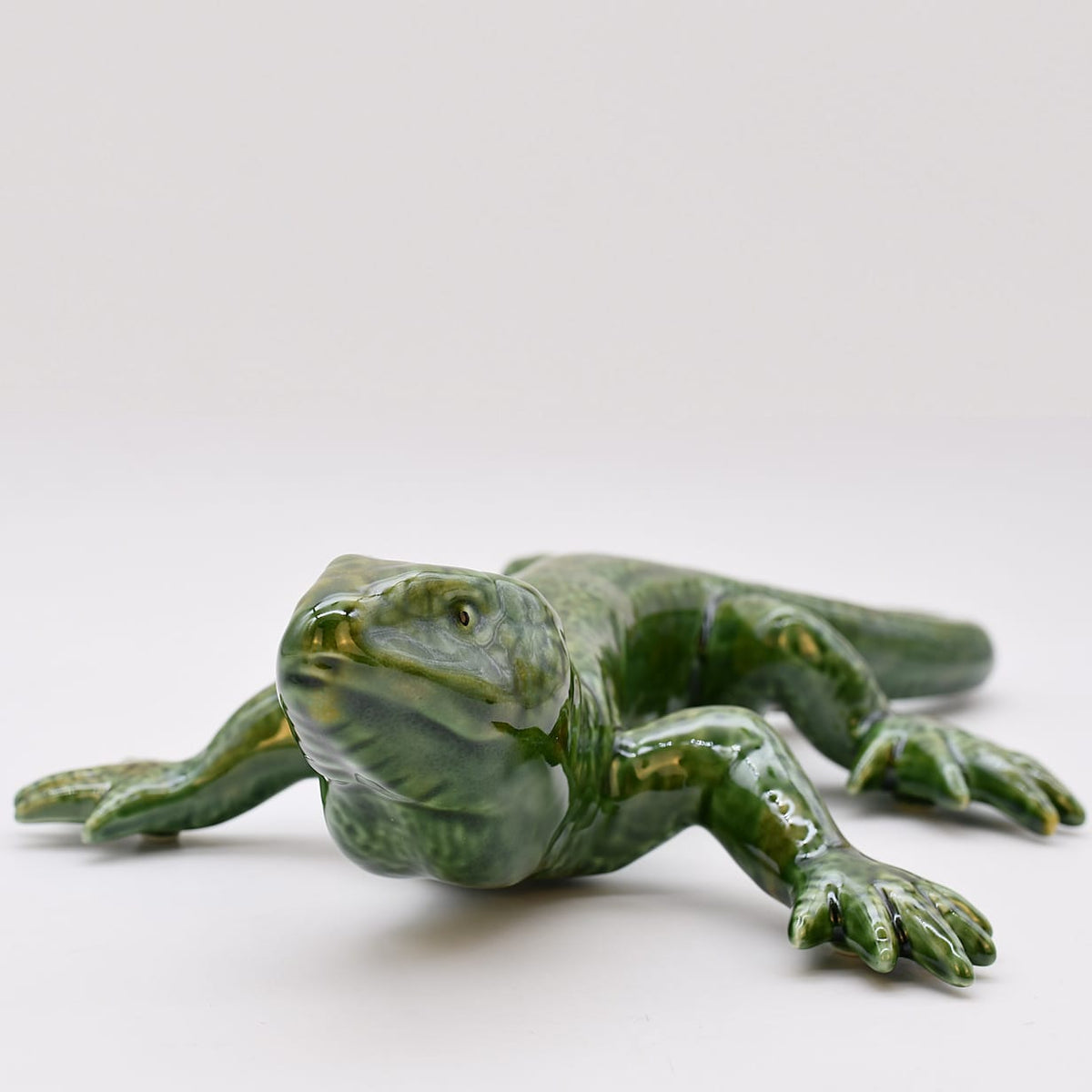 Très grand Lézard en céramique I Décoration portugaise traditionnelle Lézard en céramique - 40cm