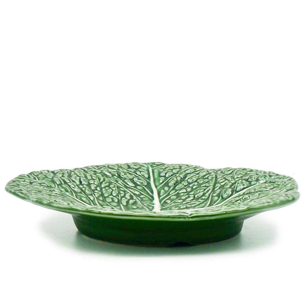 Cabbage-shaped Ceramic Plate - 8.7''
