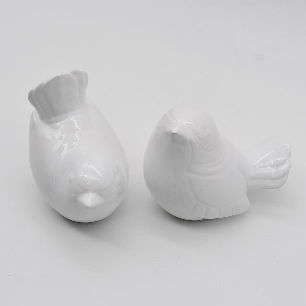 Assiette en porcelaine portugaise I Vaisselle du Portugal en ligne Paire d'oiseaux en céramique - 12 couleurs