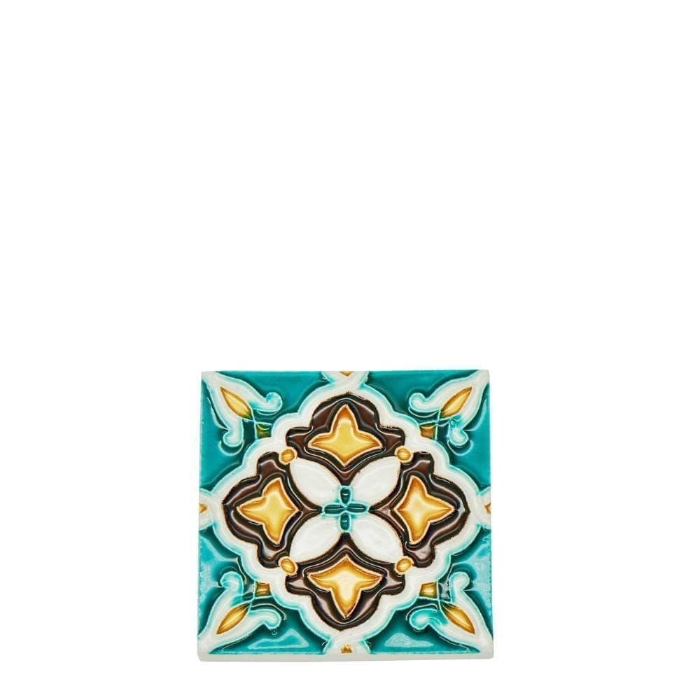 Spanisch-maurische Fliese 8.5x8.5cm
