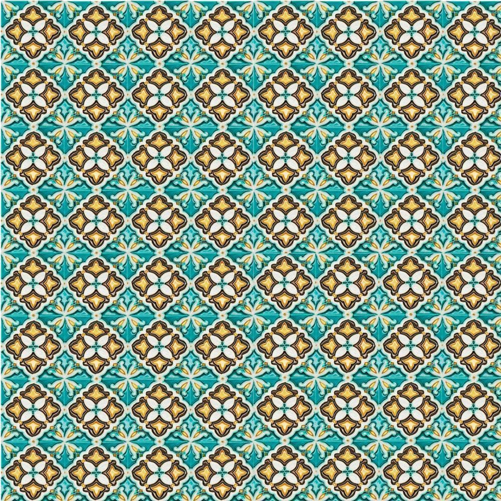 Spanisch-maurische Fliese 8.5x8.5cm