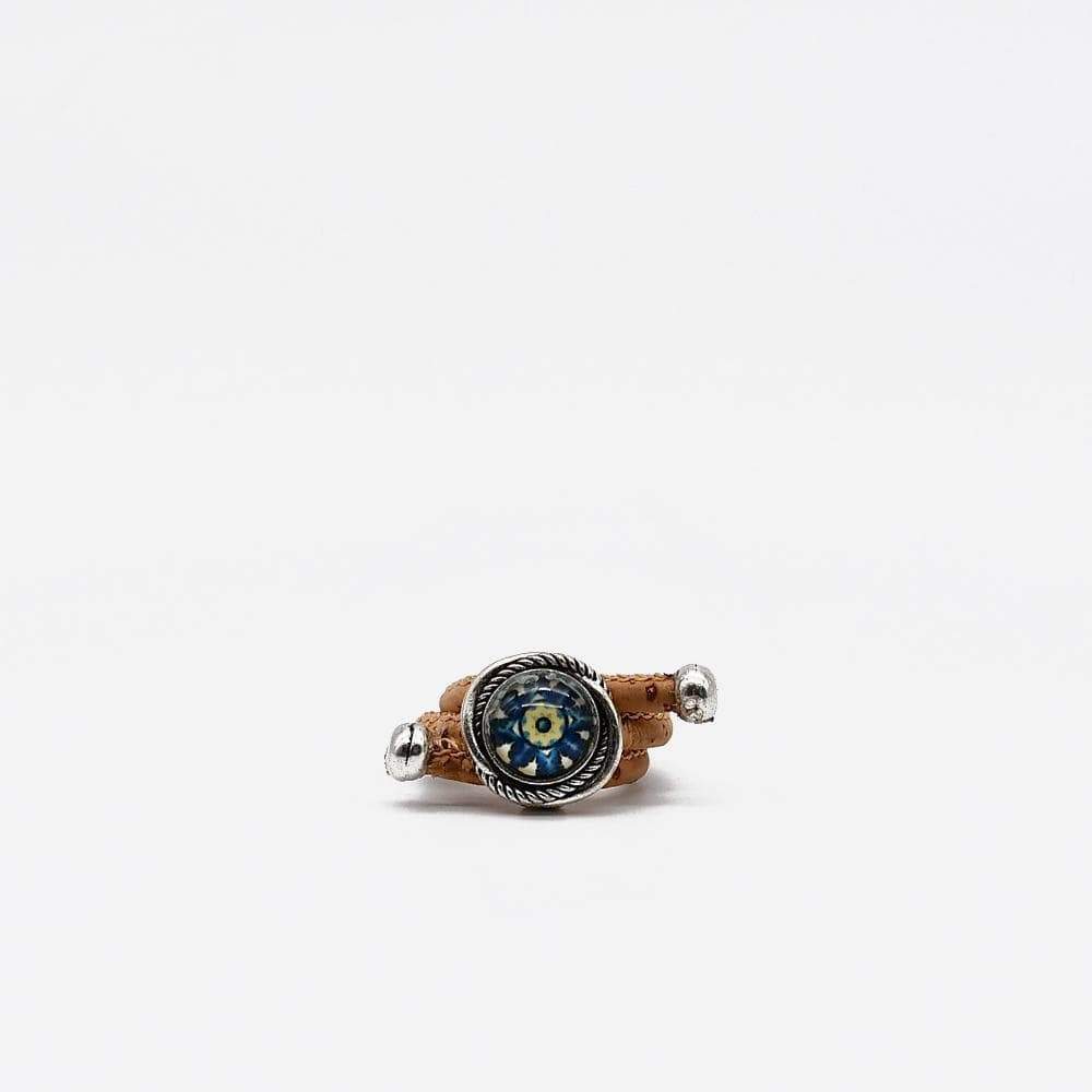 Bague liège "Azulejo"