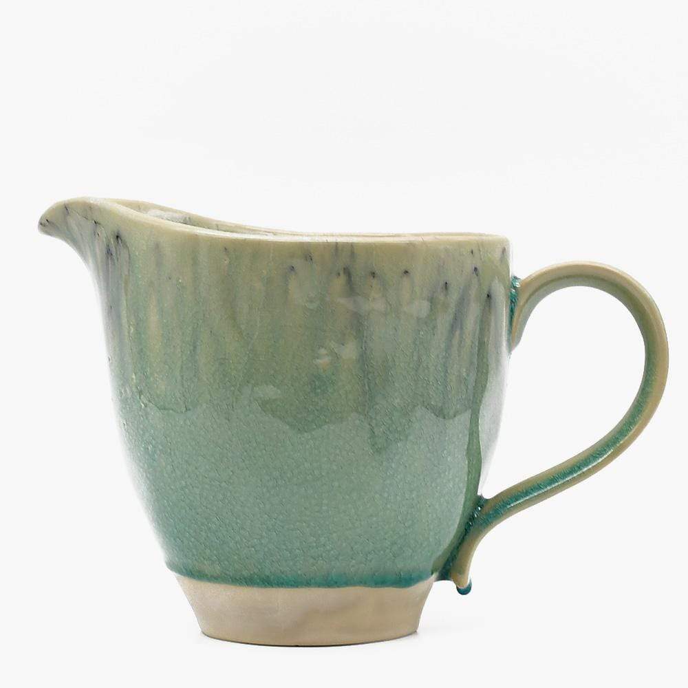 Bol en grès bleu I Service de vaisselle Madeira du Portugal Carafe en grès "Madeira" - Verte