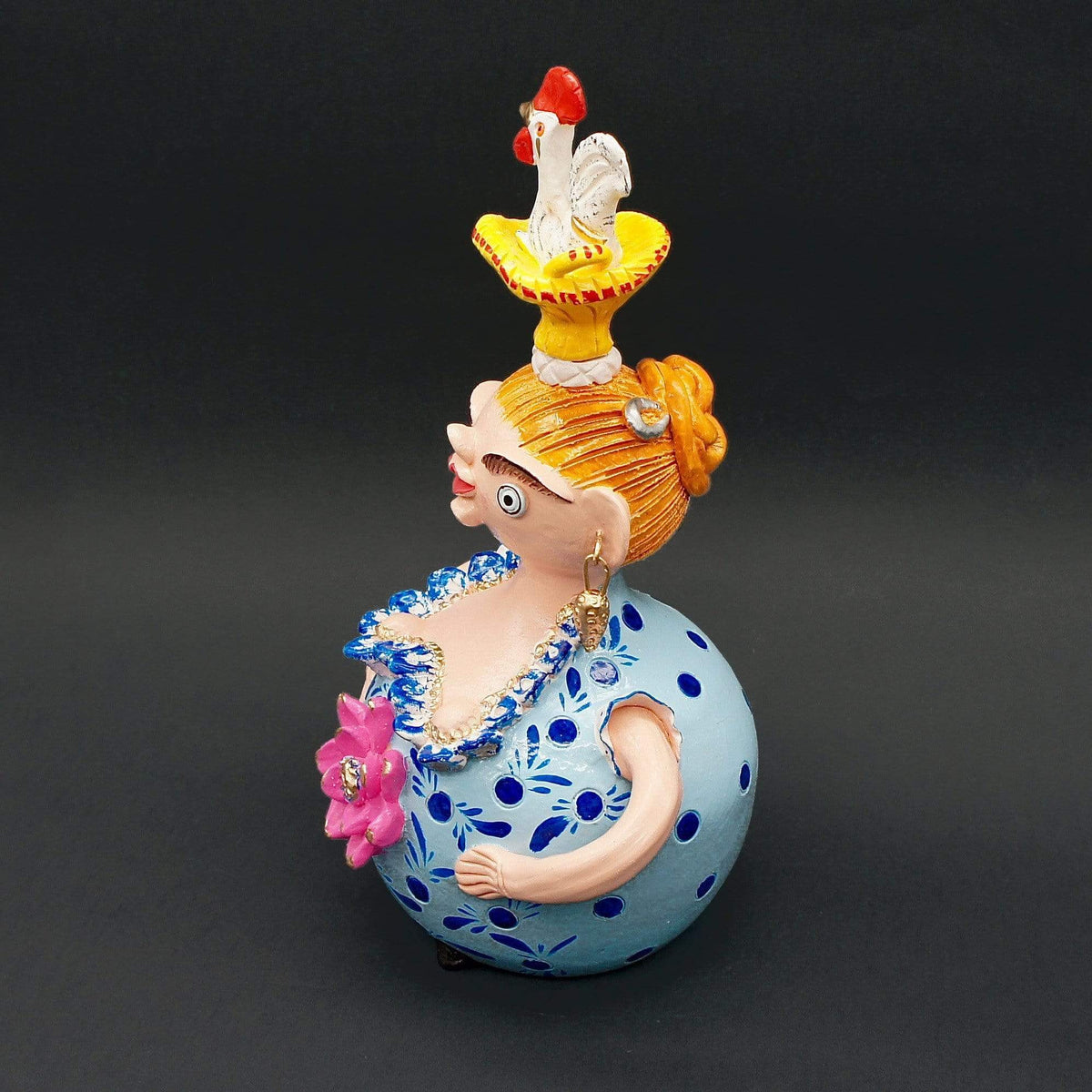 Boneca Barriguda I Statuette by Prazeres Côta - 30 cm