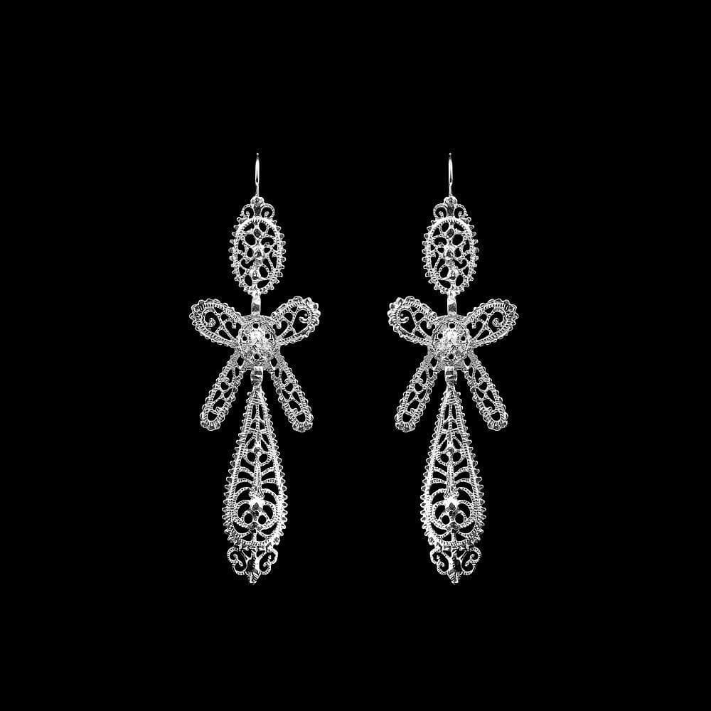 Brincos À Rei I Ohrringe aus Sterlingsilber – 6,5 cm
