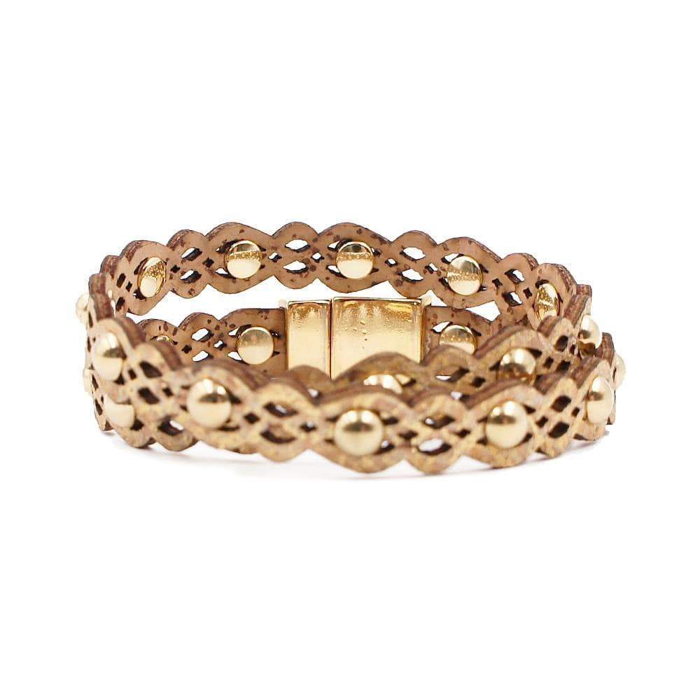 Bracelet deux tours en liège