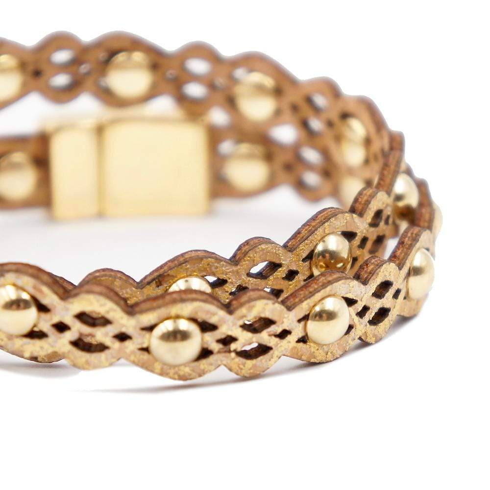 Bracelet deux tours en liège