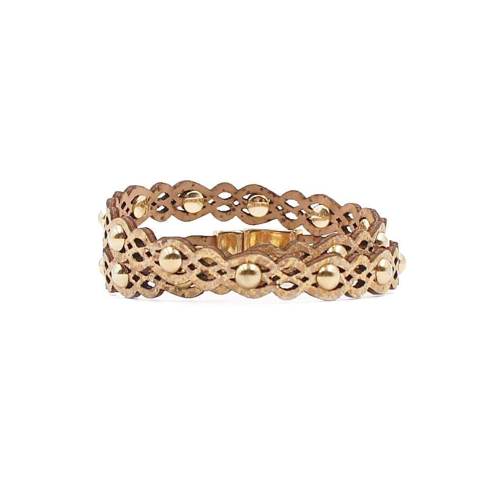 Bracelet deux tours en liège