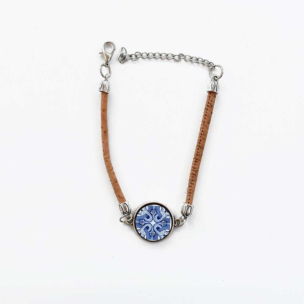 Bracelet en liège "Azulejos"