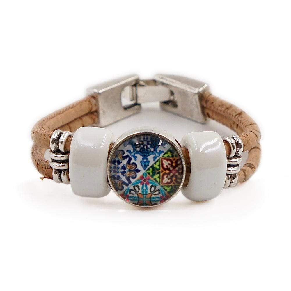 Bracelet liège "Azulejo"