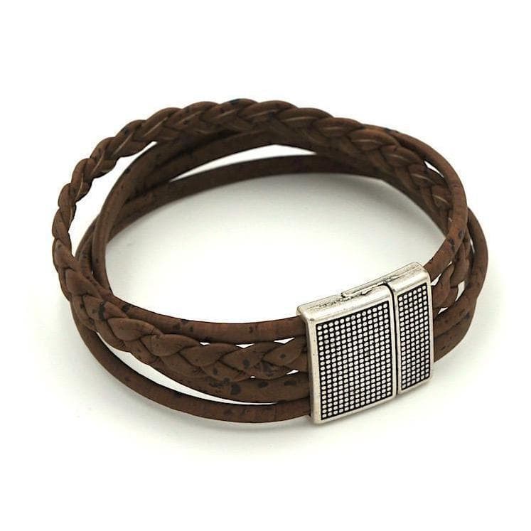 Brown cork bracelet