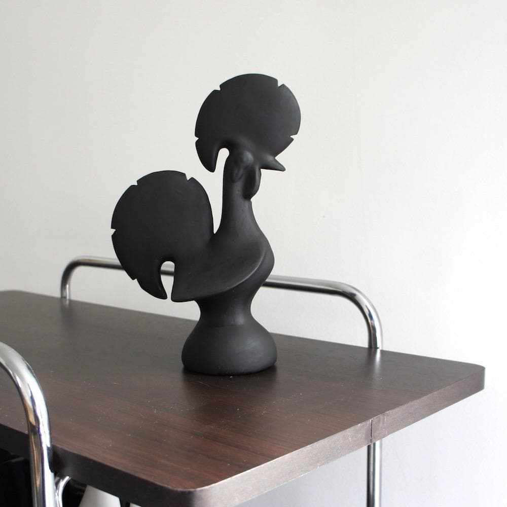 Ceramic Barcelos Rooster - Black