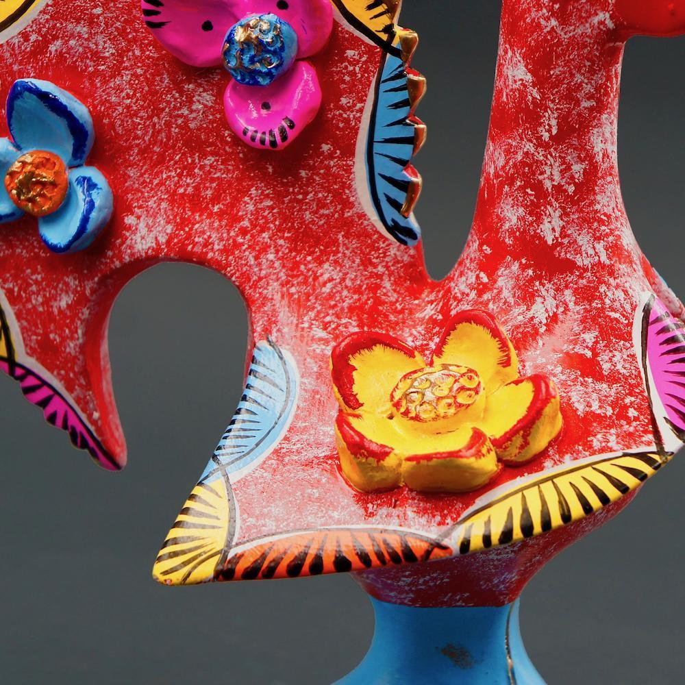 Galo de Barcelos 25cm Rot - Prazeres Côta