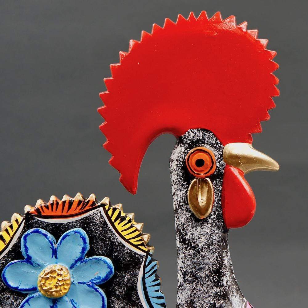 Galo de Barcelos 25cm Black - Prazeres Côta