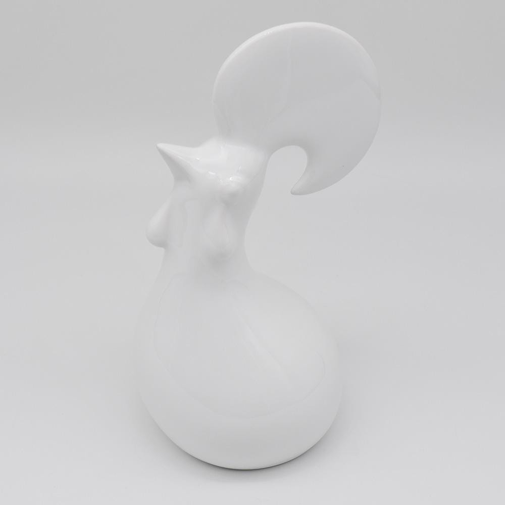 Ceramic Rooster - White