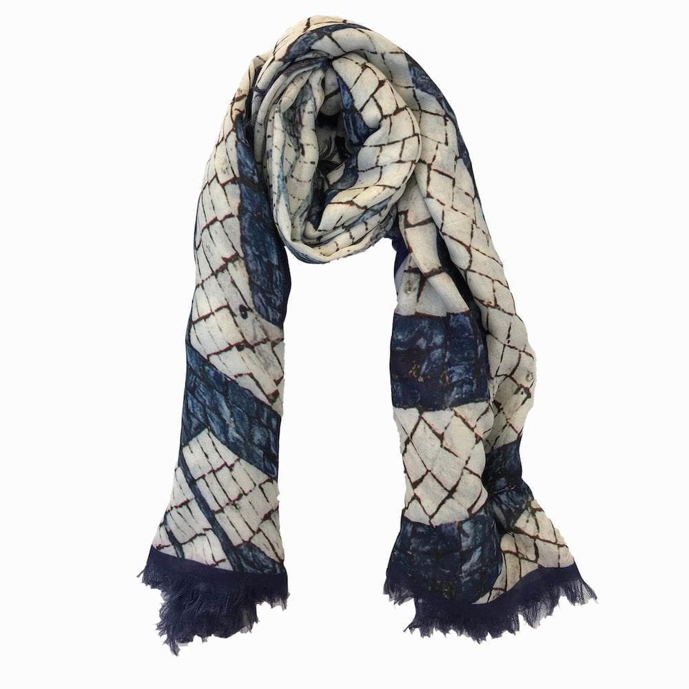 Schal „Calçada Portuguesa“ Blau