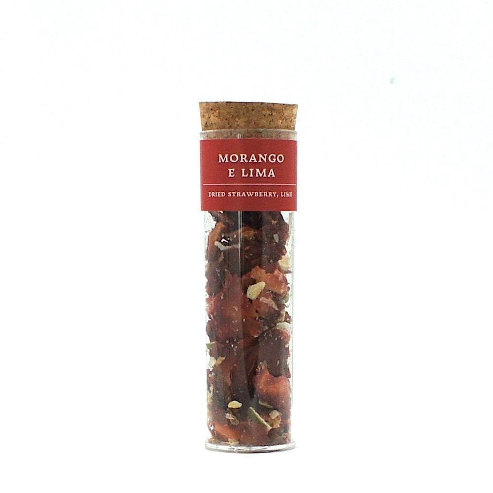 Tube de fraises et agrumes déshydratés
