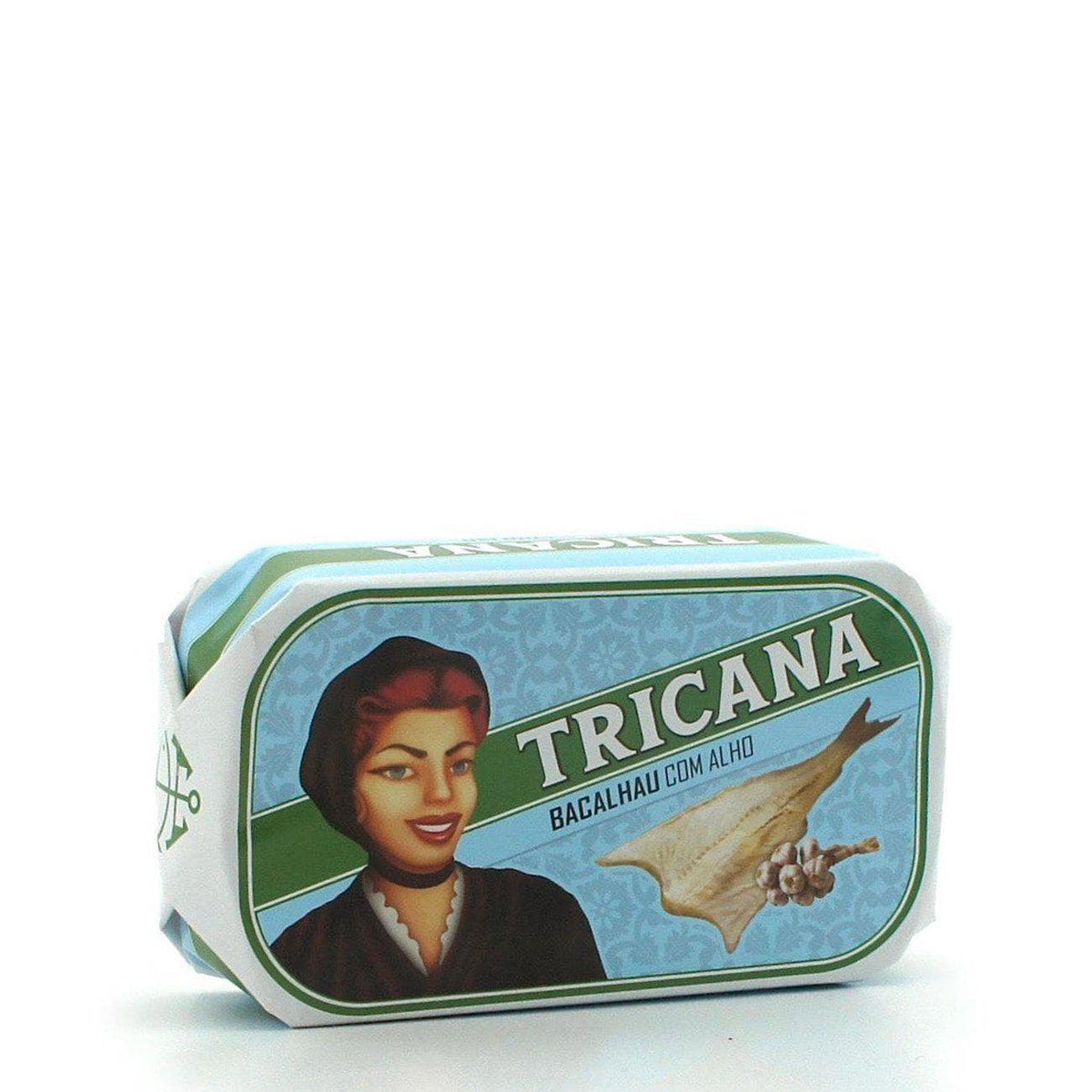 Tricana I Kabeljau in Olivenöl und Knoblauch