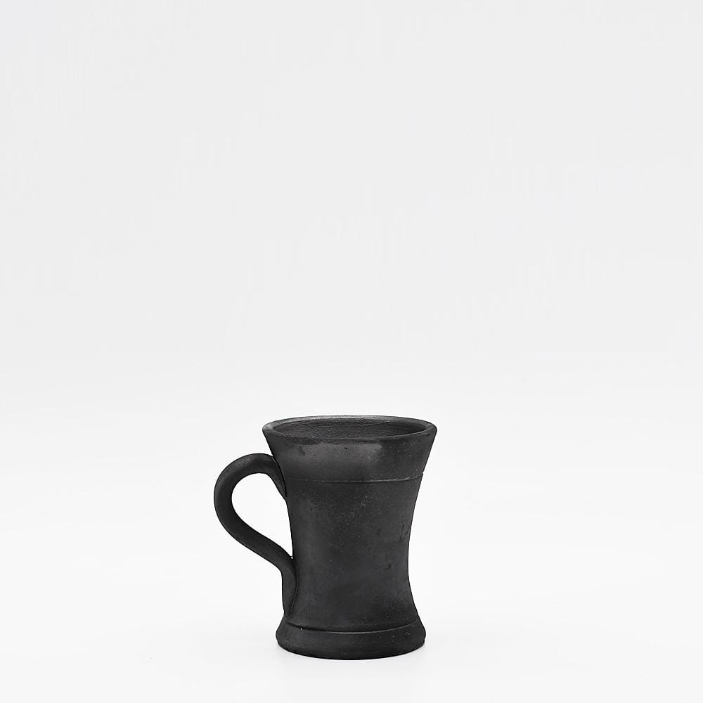 Pichet à eau Bilha de Rosca I Poterie noire de Bisalhães I Portugal Tasse en terre cuite noire de Bisalhães