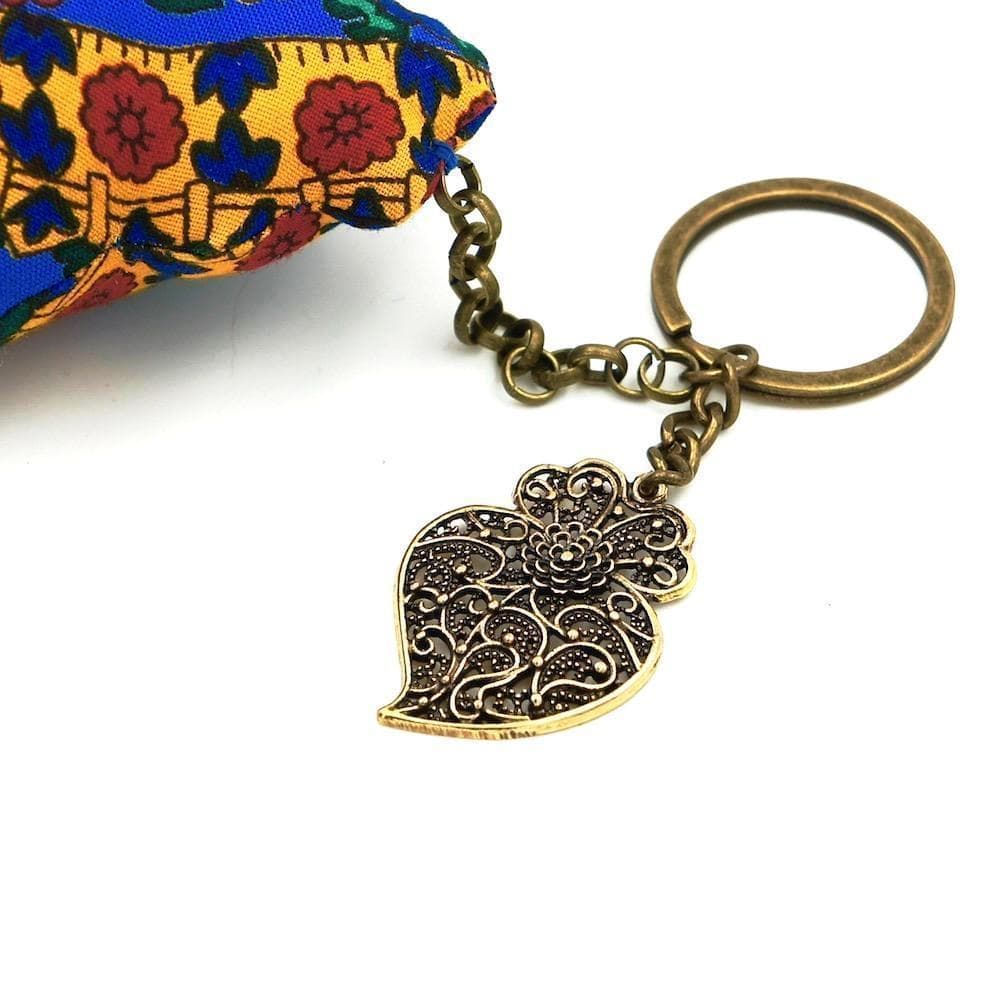 Heart of Viana I Blue Key ring