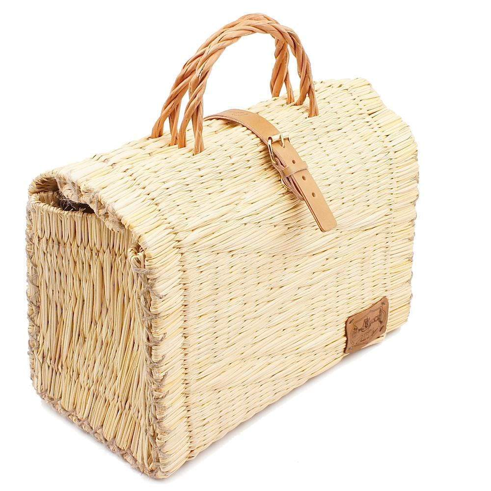 Sac cabas en jonc 30cm - Naturel