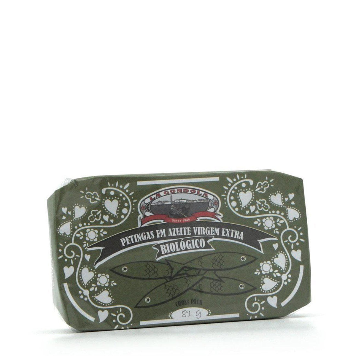 Small sardines in organic virgin olive oil