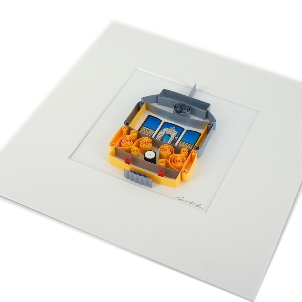 Quilled picture "Electrico 28"