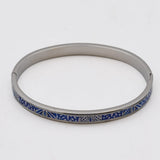 Bracelet en métal aux motifs azulejos I Bijoux fantaisie portugais Bracelet "Azulejos"