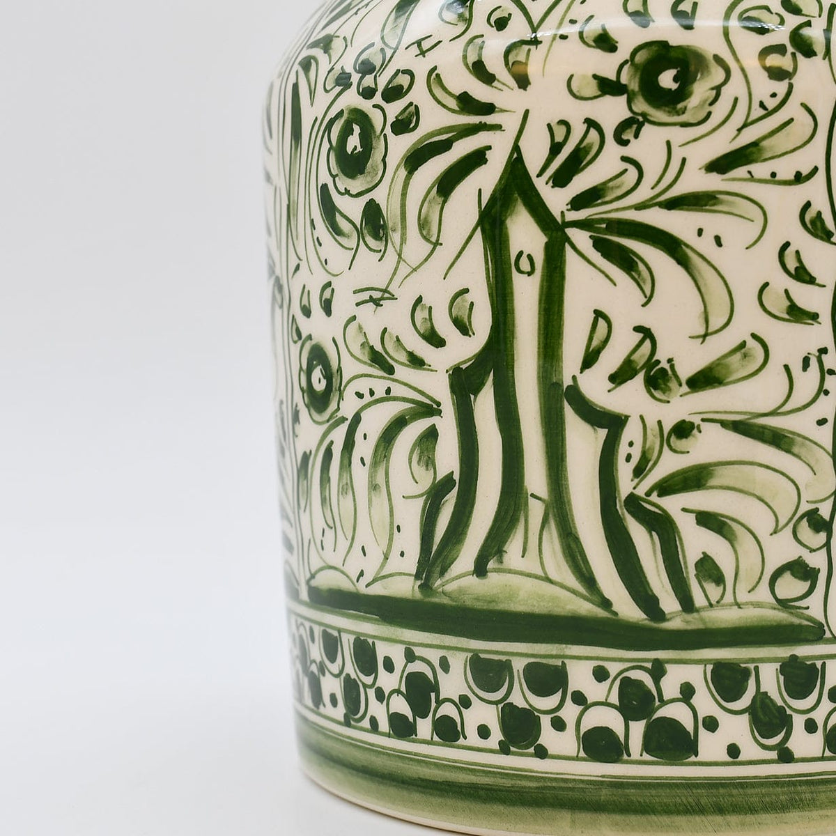 Carafe verte en céramique de Coimbra Carafe en céramique de Coimbra